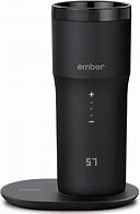 Image result for Ember Mug² Temperature Control, White, 10 Oz, Self Heated Mug, App Connected Smart Mug, Includes Charger