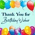 Image result for Thank You for Your Birthday Wish
