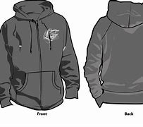 Image result for All-Black Hoodie Front and Back