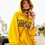 Image result for Yellow Oversized Hoodie