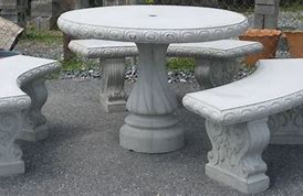 Image result for Cement Outdoor Furniture