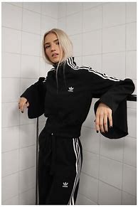 Image result for Black Adidas Jacket Girls