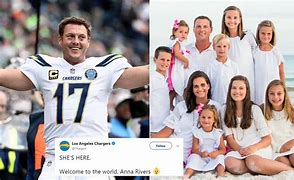 Image result for Philip Rivers Wife and Children