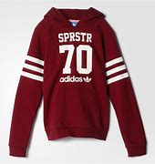 Image result for Red Adidas Hoodie Pullover