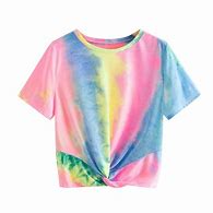 Image result for Tie Dye Crop Tops for Women