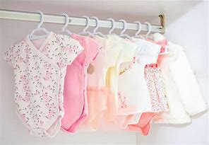 Image result for Covered Baby Clothes Hangers
