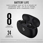 Image result for Beats Studio Buds - True Wireless Noise Cancelling Earbuds - Compatible With Apple & Android, Built-In Microphone, IPX4 Rating, Sweat Resistant