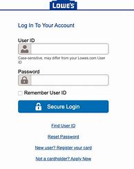 Image result for Lowe's Credit Card Payment Online Login