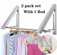 Image result for Retractable Clothes Hanger Rod