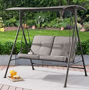 Image result for 2 Seat Yard Swing with Canopy