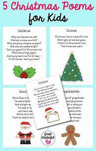 Image result for Poems About Christmas