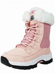 Image result for Easy Spirit Womens Valor Winter Boots Flat Heel, 6 Medium, Brown