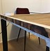 Image result for Modern Desk with Metal Legs