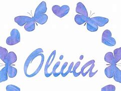 Image result for Olivia Name Design Blue