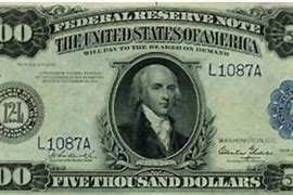 Image result for 100000 Dollar Bill President