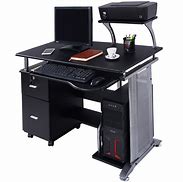 Image result for Computer Desk with Printer Shelf
