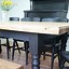 Image result for Dining Room with Farmhouse Table and Modern Chairs
