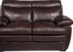 Image result for Brown Leather Loveseat