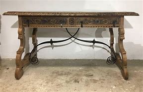 Image result for Wrought Iron Desk
