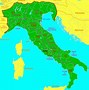 Image result for Map of Italy and Rome