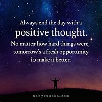 Image result for End with Positive Thought Day
