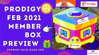 Image result for Feburary 2021 Member Box Prodigy