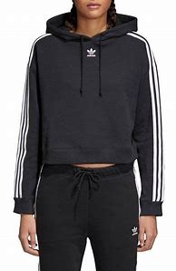 Image result for Black Adidas Cropped Hoodie
