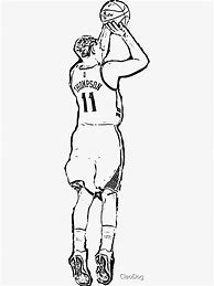 Image result for Klay Thompson Coloring Pages