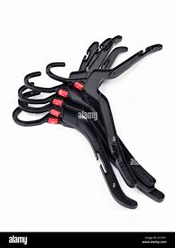 Image result for Plastic Black Clothes Hangers