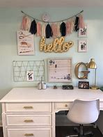 Image result for Cute Girl Room Desk
