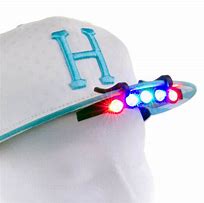 Image result for Baseball Caps with Lights in the Brim