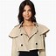 Image result for Crop Top Trench Coat