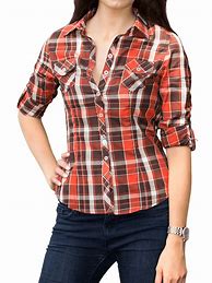 Image result for Womens Super-Soft Flannel Shirt%2C Autumn Glaze Plaid L Misses