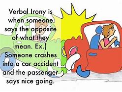 Image result for Verbal Irony Cartoons