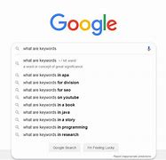Image result for Google Keyword Search
