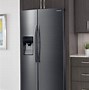 Image result for samsung black stainless steel fridge