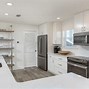 Image result for White Kitchen with Slate Appliances