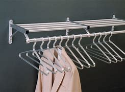 Image result for Hanging Coat Rack with Storage