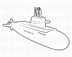 Image result for Submarine Outline