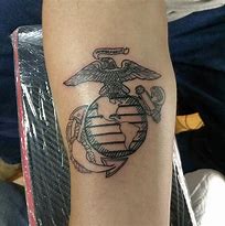 Image result for Woman Marine Corps Tattoos