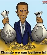 Image result for Obama Change Cartoon