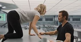 Image result for Passengers Chris Pratt Kisses Jennifer