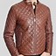 Image result for Men's Quilted Leather Blazer