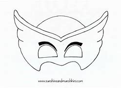 Image result for Owlette Mask Template