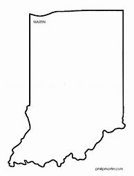 Image result for Indiana State Map Clip Art Free