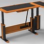 Image result for Sit to Stand L-shaped Reception Desk