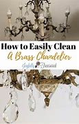 Image result for How to Clean Antique Brass Chandelier