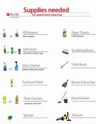 Image result for Cleaning Supplies List Printable