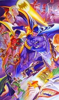 Image result for Nightwing Batgirl Robin Batman Alex Ross
