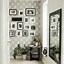 Image result for Gallery Wall with Shelves Entryway